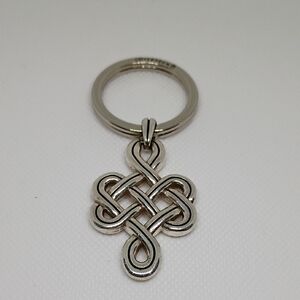 Brighton Silver Celtic Knot Keychain
